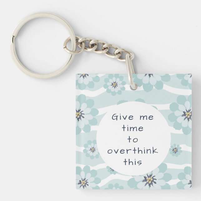 Overthink Keychain (Front)