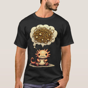 Overthink This Axolotl Introvert Anxiety Humour Bu T-Shirt