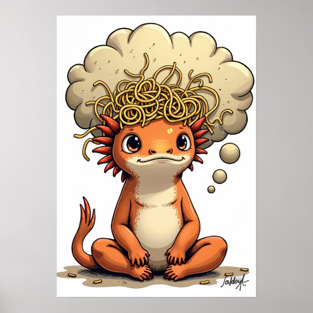 Overthink This Funny Quote Burnt Sienna Notebook - Poster (Front)