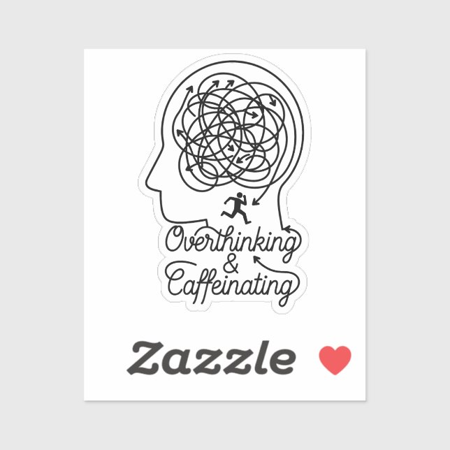 Overthinking & Caffeinating Maze Head (Sheet)