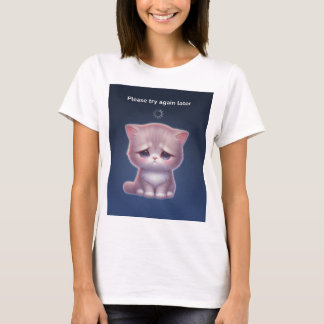 Overthinking Cat T-Shirt – Introvert Mood