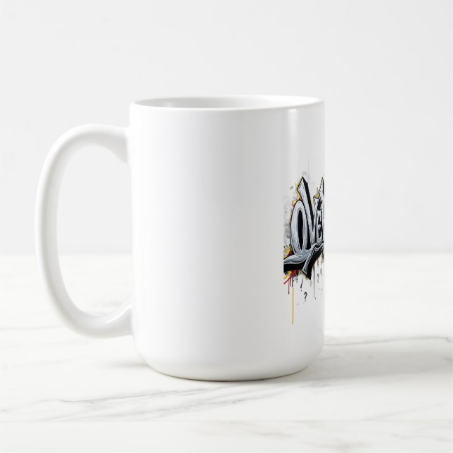 Overthinking Chaos Coffee Mug (Left)