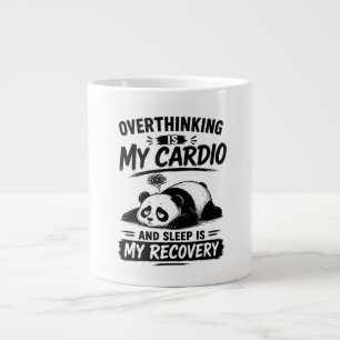 Overthinking Is My Cardio Large Coffee Mug