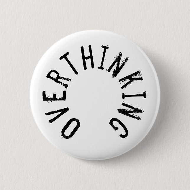 Overthinking text badge (Devant)