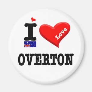 OVERTON - I Love Magnet