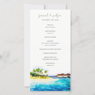 Overwater Villa Seascape Beach Programme de mariag