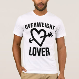 OVERWEIGHT LOVER Vintage T-Shirts