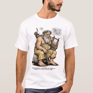 Overworked Apollo Retired God Greek Mythology Fun T-Shirt