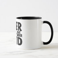 Overworked mug - choose style & colour