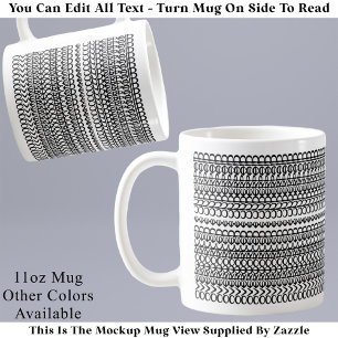 Overworked & Underpaid Funny Subtle Hidden Message Coffee Mug