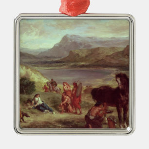 Ovid among the Scythians, 1859 Metal Ornament