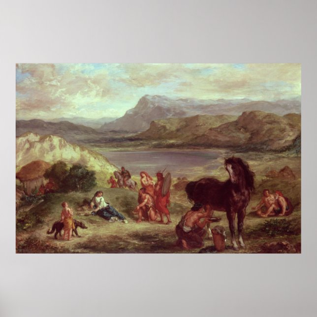 Ovid among the Scythians, 1859 Poster (Front)