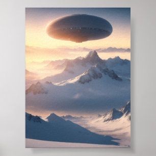 OVNI Espace Alien Affiches numériques et art mural