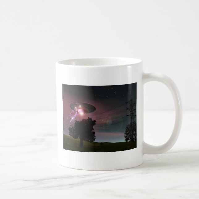OVNI sur les lignes motrices 2 Mug (Droite)