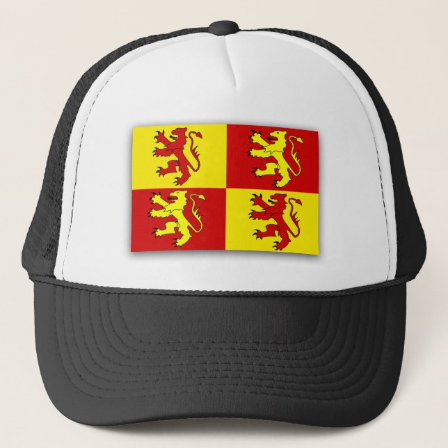 Owain Glyndwr, United Kingdom flag Trucker Hat (Front)