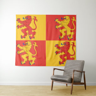 Owain Glyndŵr's Banner/Welsh Flag/Wales Tapestry