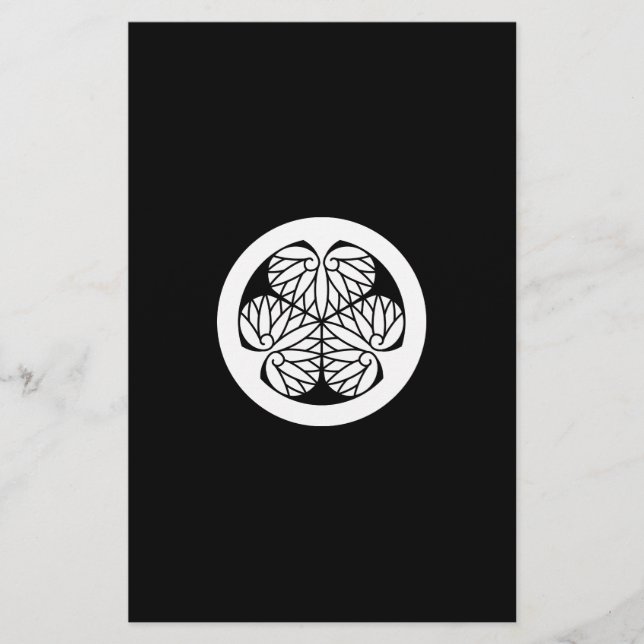 Owari hollyhock(13) stationery (Front)