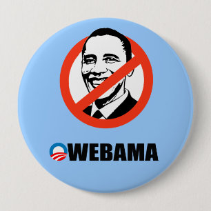 OWE-BAMA 4 INCH ROUND BUTTON