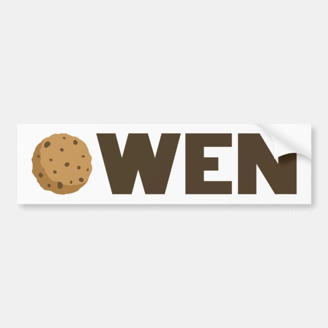 Owen cookie bumper sticker (Front)