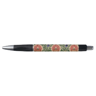 Owen Jones Chinoiserie Red Lotus Floral Art Design Pen