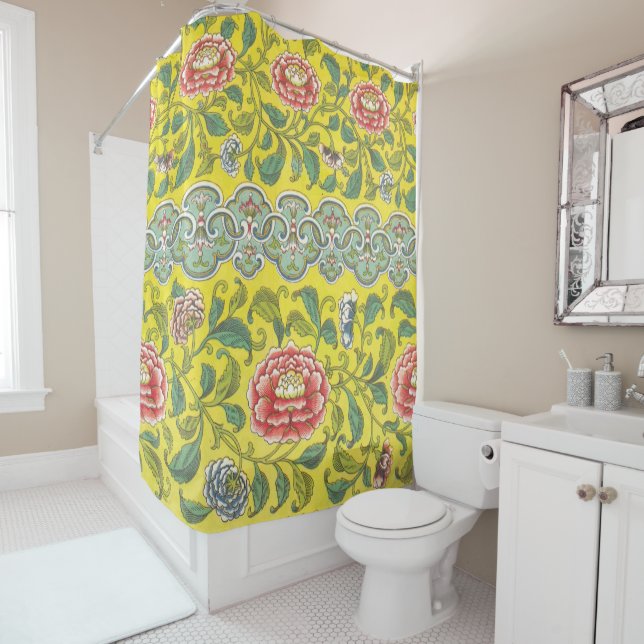 Owen Jones Peony Yellow Background (In Situ)