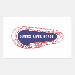 Owens River Gorge Climbing Carabiner Sticker