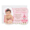 Owl 1st Birthday Invitation with Photo for Girls