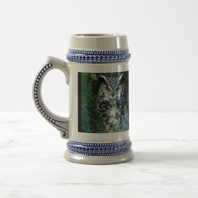 Owl (2) beer stein (Left)