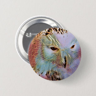OWL 2 INCH ROUND BUTTON