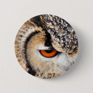 OWL 2 INCH ROUND BUTTON