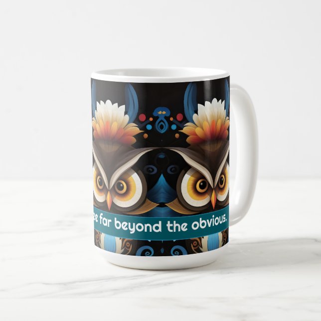 Owl 6 coffee mug (Front Right)
