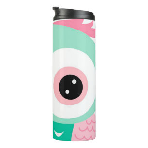 Owl Abstract Thermal Tumbler