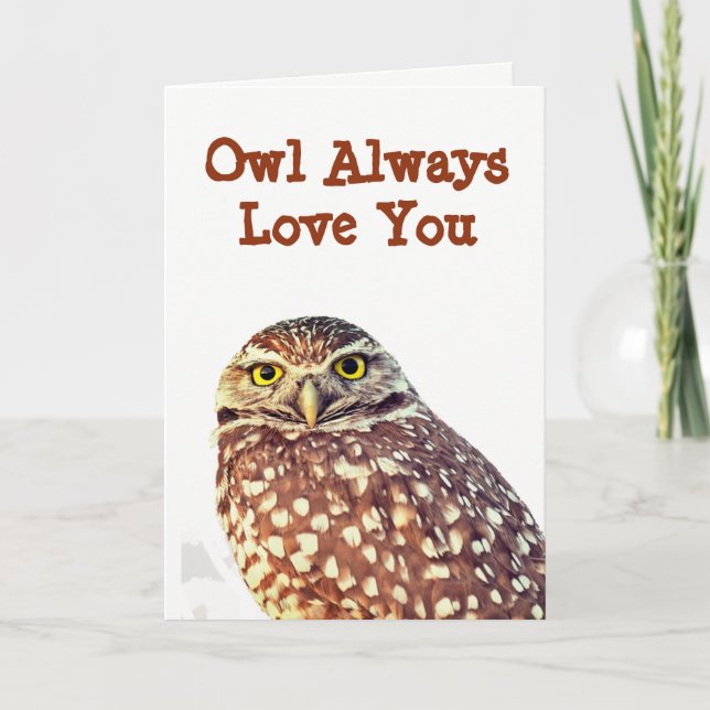 Owl Always Love You All Occasion Greeting Card (Front)