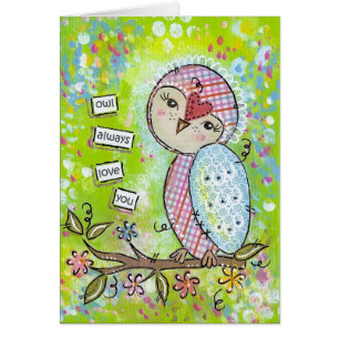 owl always love you-green