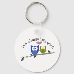 Owl always love you! keychain