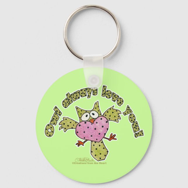Owl Always Love You! Keychain (Front)
