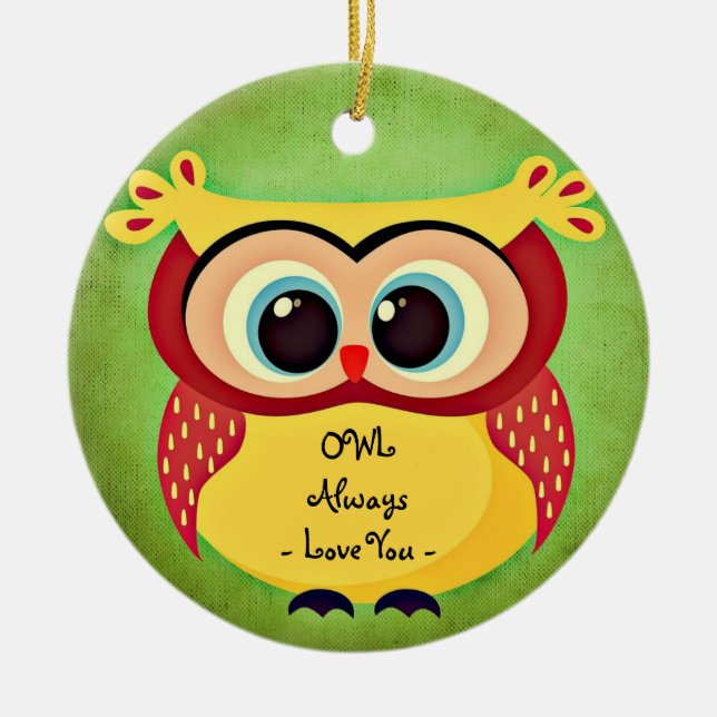 Owl Always Love You Ornament Round (Front)