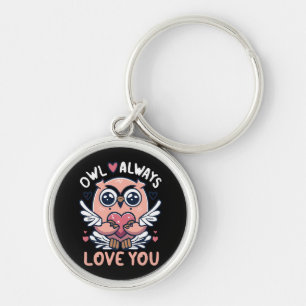 Owl Always Love You - Valentine s Day Keychain
