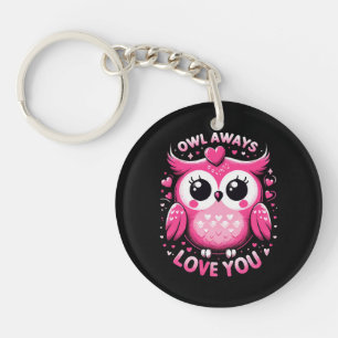 Owl Always Love You - Valentines Day Keychain