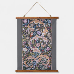 Owl and Flowers, William Morris Hanging Tapestry
