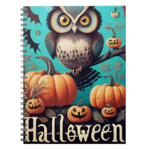 Owl and Pumpkin Notebook for the Season