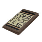 Owl Ankh Water Hieroglyphs Artisan Crochet Print