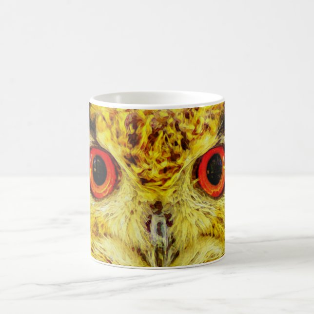 Owl Art Coffee Mug (Center)