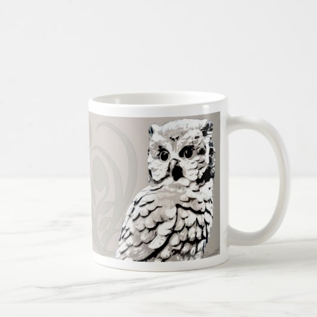 Owl Art Mugs (Right)