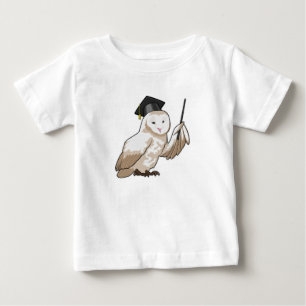 Owl as Teacher with Pointer Baby T-Shirt