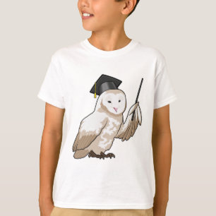 Owl as Teacher with Pointer T-Shirt