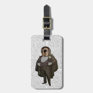 Owl At the Opera Luggage Tag