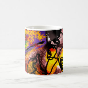 Owl autumn fly coffee mug