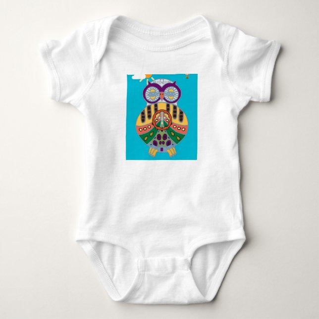 owl baby bodysuit (Front)