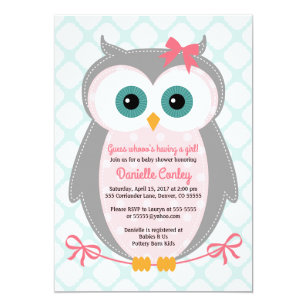 Girl Owl Baby Shower Gifts On Zazzle Ca